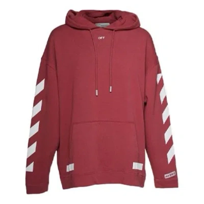 Off-white Arrow Stripe Printing Red