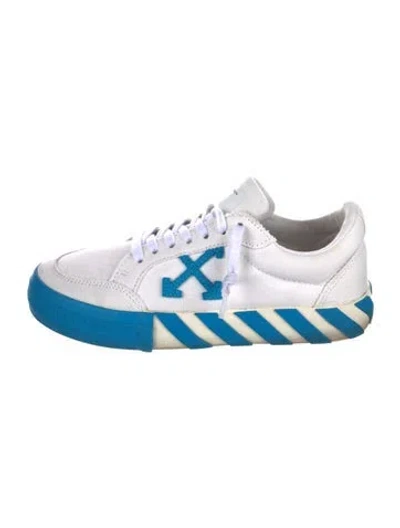 Pre-owned Off-white Arrow Vulcanized Sneakers In White