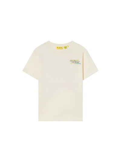 Off-white Arrow Watercolor Tee S/s In White