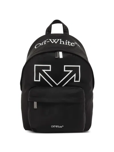 Off-white Arrow-graphic Backpack In Black