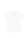 Off-white Kids White Cotton Splat T-shirt With Paint Effect Print