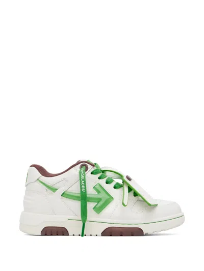 Off-white Sneakers Out Of Office Bianche E Verdi Off White