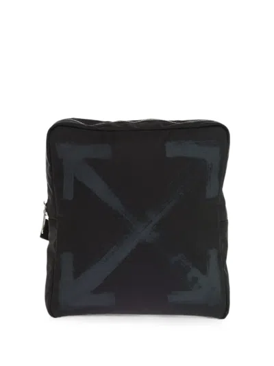 Off-white Arrow-print Crossbody Bag In Black