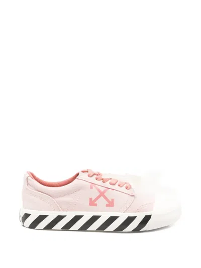 Off-white Arrow-print Low-top Sneakers In Pink