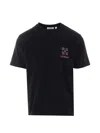 Off-white T-shirt Small Arrow Regular In Black