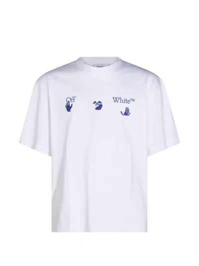 Off-white Bacco Arrow Cotton Unisex Graphic T Shirt In White