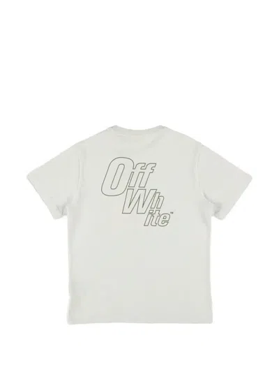 Off-white Kids' Arrow-print T-shirt In White