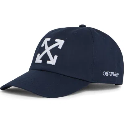 Off-white Arrows Embroidered Curve Baseball Cap In Blue