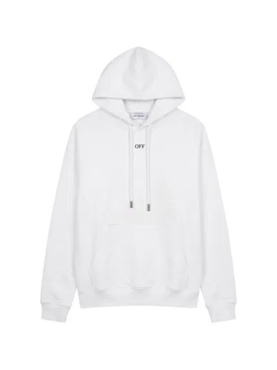 Off-white Arrows Logo-print Hoodie In White
