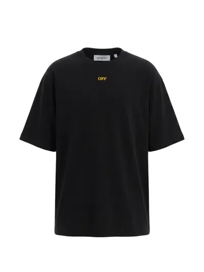 Off-white Arrows Logo-print T-shirt In Black