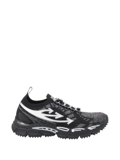 Off-white Be Right Back Fabric Sneakers In Black