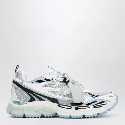 Off-white Arrows Motif Lace-up Sneakers With Zip Tie Logo Tag In Gray