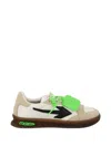 Off-white Beige End Of Play Suede Sneakers In Neutral