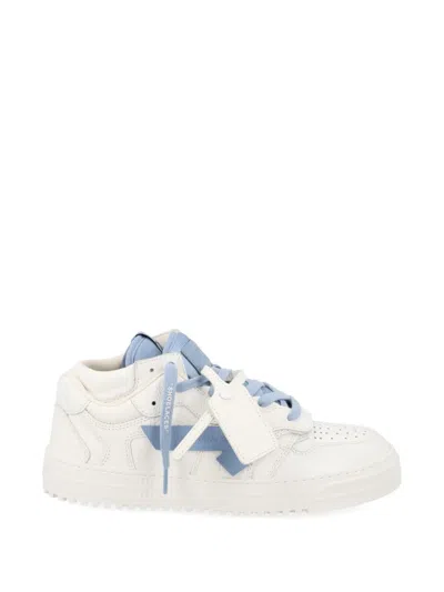 Off-white White 3.0 Floating Arrow Leather Sneakers In Multi