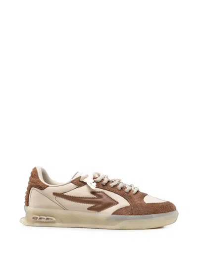 Off-white Arrows Panelled Sneakers In Black