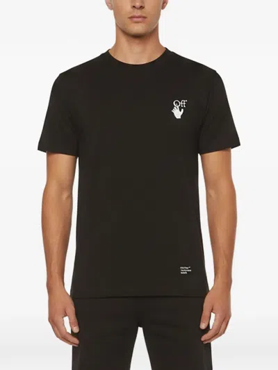 Pre-owned Off-white Arrows Printed T-shirt In Black