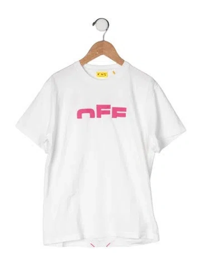 Pre-owned Off-white Kids' Arrows Short Sleeve T-shirt In White
