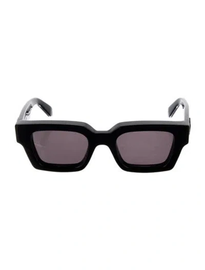 Pre-owned Off-white Arrows Square Sunglasses In Black