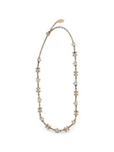 Off-white Arrows Star-pendant Necklace In Gray