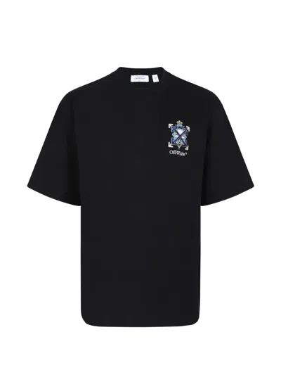 Off-white Arrows-motif T-shirt In Black