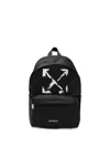 Off-white Arrows-paint Backpack In Black