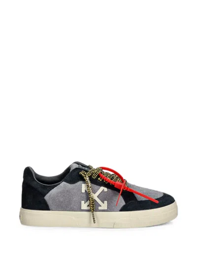 Off-white Arrows-patch Panelled Sneakers In Black
