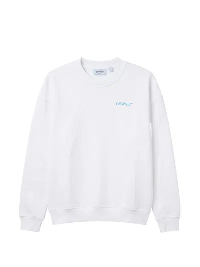 Off-white Arrows-print Cotton Sweatshirt In White