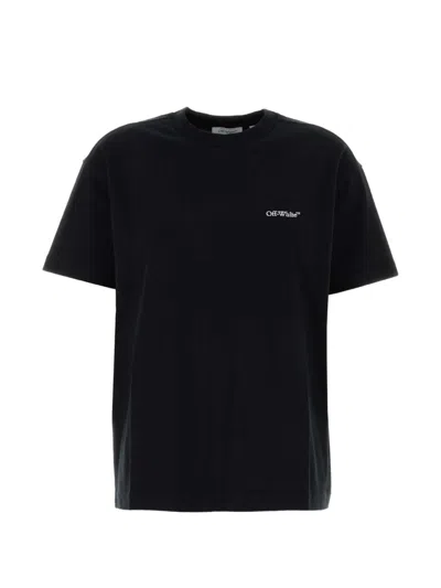 Off-white Arrows-print Cotton T-shirt In Black