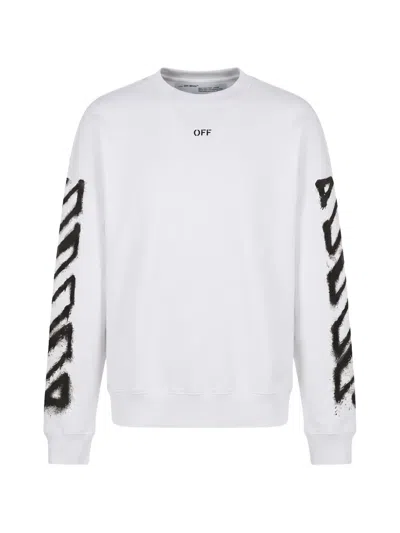 Off-white Arrows-print Diagonals Sweatshirt In Multi