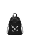 ARROWS-PRINT DRAWSTRING BACKPACK