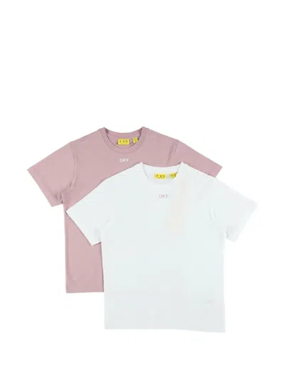 Off-white Kids' Arrows-print Pack T-shirts In Multi