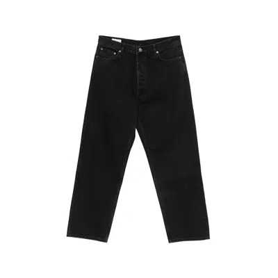 Off-white Arrows-print Straight-leg Jeans In Black