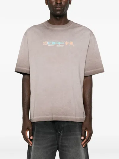 Off-white Arrows-print T-shirt In Brown