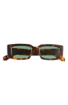 Off-white Arthur 50mm Rectangular Sunglasses In Green