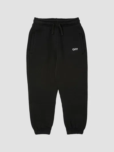 Off-white Baby Boy's, Little Boy's & Boy's Off Stamp Sweatpants In Black