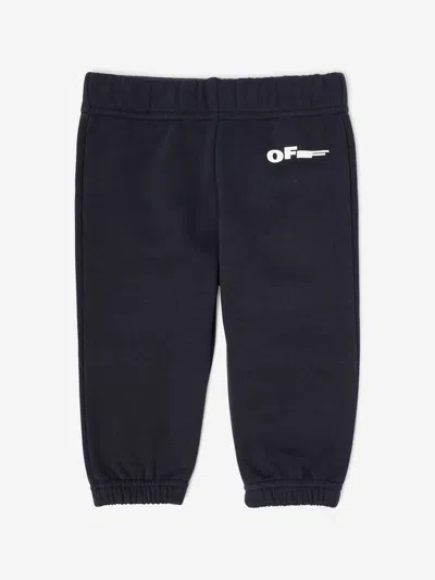 Off-white Kids'  Baby Type Joggers In Blue