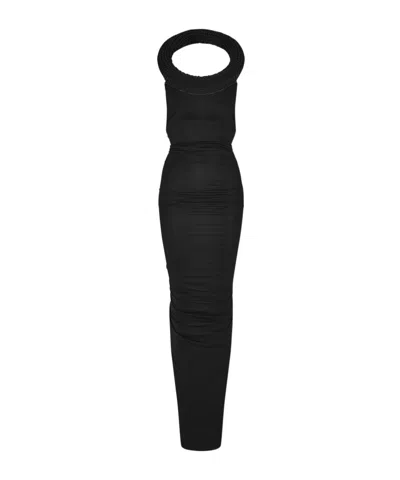 Off-white Backless Dress In Black