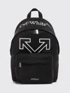 Off-white Heritage Mini Backpack With Front Pocket And Logo Print In Black