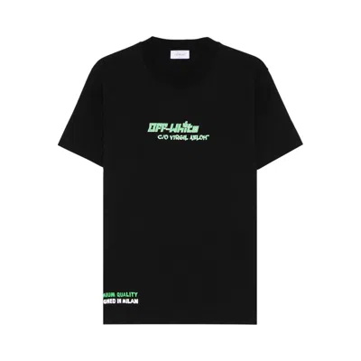 Pre-owned Off-white Barber 2 Slim Short-sleeve Tee 'black/white' | Men's Size L