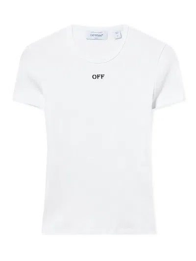 OFF-WHITE OFF-WHITE BASIC TSHIRT WITH LOGO