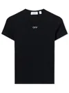 Off-white Off Stamp Ribbed Basic T-shirt In Multi