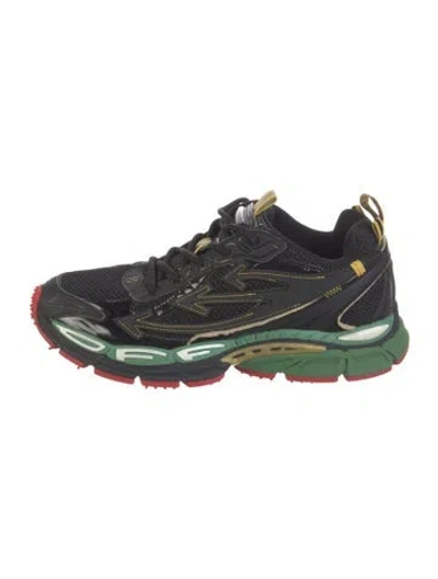 Pre-owned Off-white Be Right Back Athletic Sneakers In Black/green