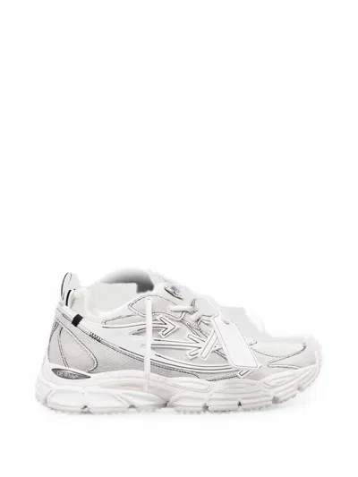 Off-white Be Right Back Denim Sneakers In Animal Print