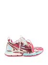 Off-white Be Right Back Nylon And Mesh Sneakers In Black