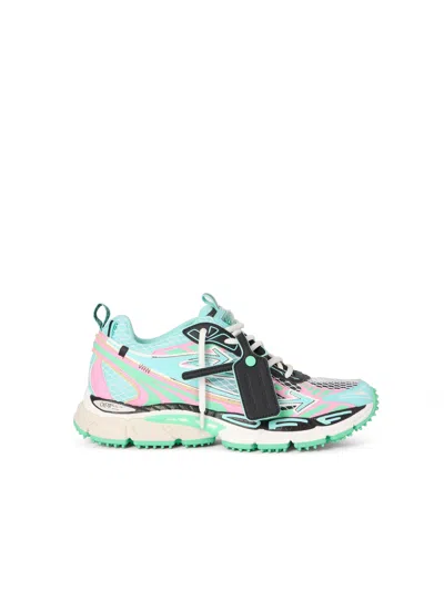 Off-white Be Right Back Fishnet Sneakers In Multi