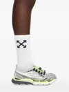 Off-white Multicolor Polyester Athletic Sneakers In Gray