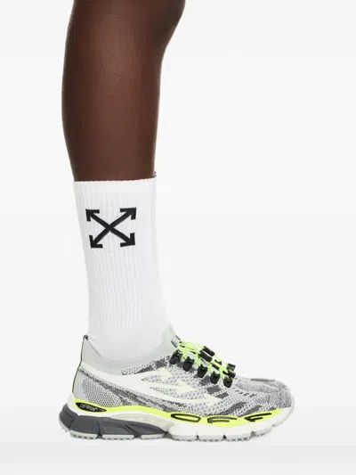 Off-white Be Right Back Sneaker Sneakers Grey In White