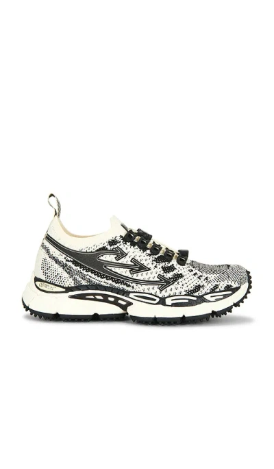 Off-white Be Right Back Knit Sneaker In Sand & Black