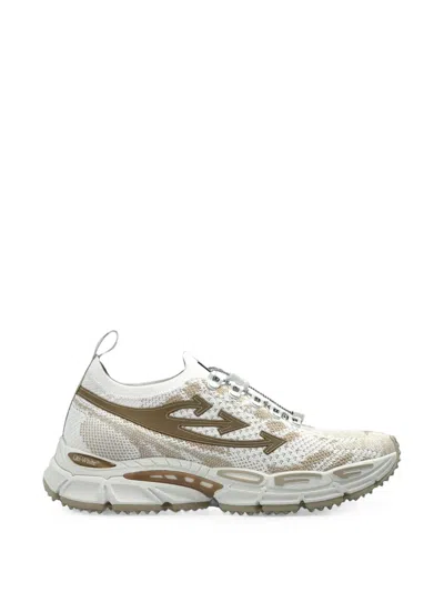 Off-white Be Right Back Knit Sneakers In White