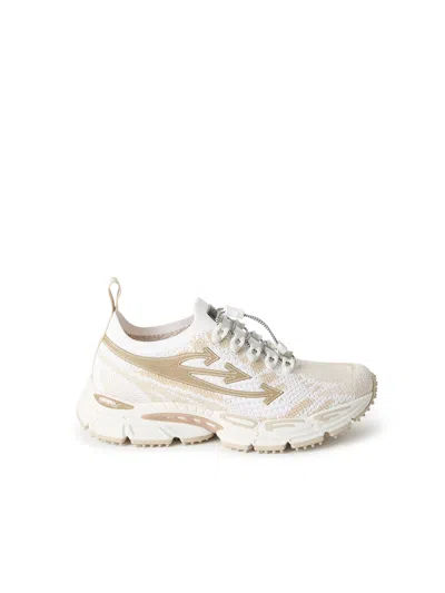 Off-white Be Right Back Knit Sneakers In White